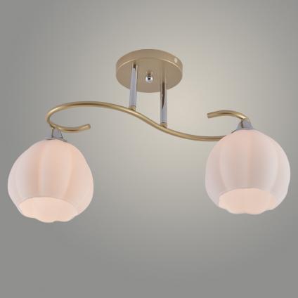 Люстра XA1635B/2 GD+CR золото/хром 2х60W E27 d450 h260, HN25